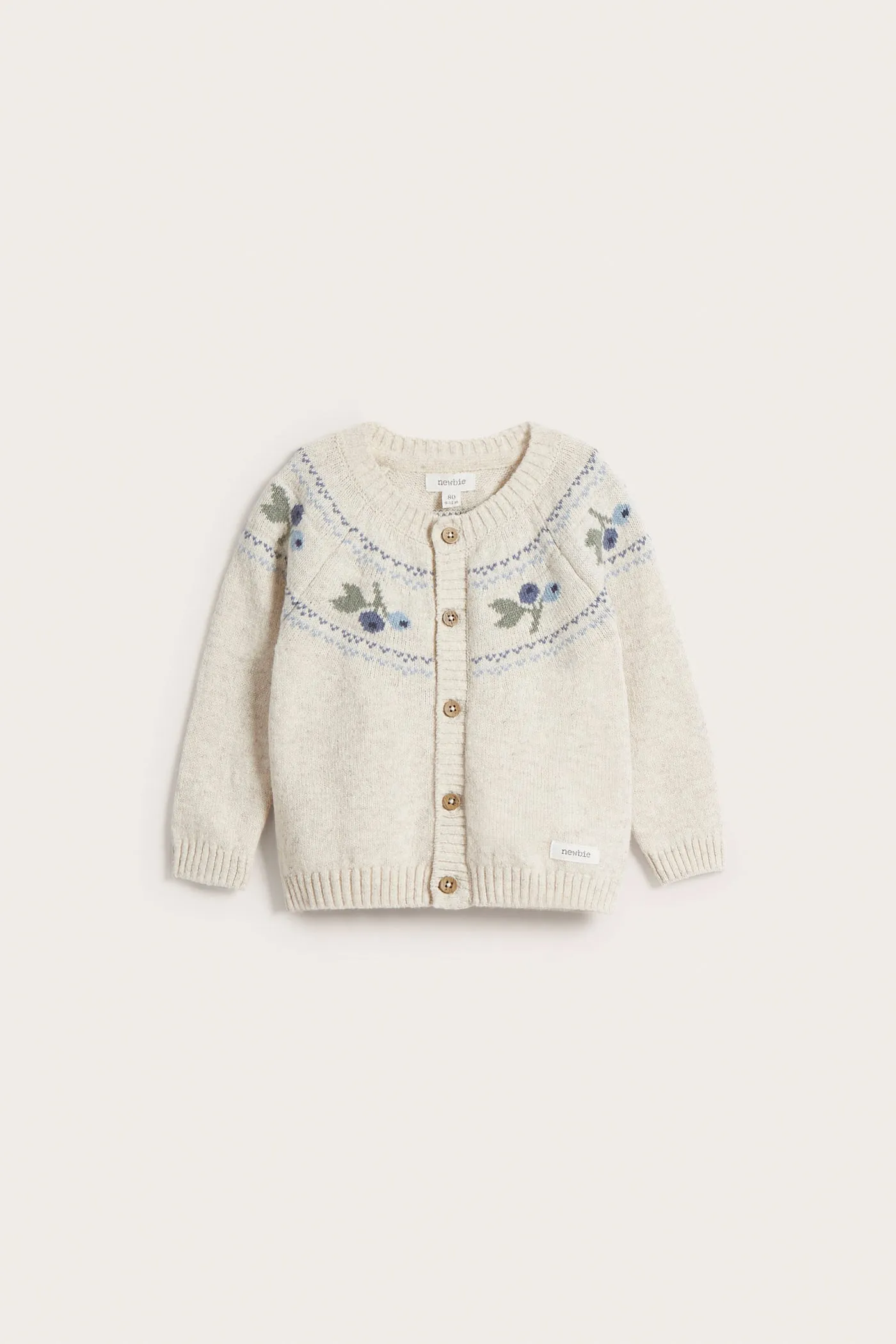 Baby beige blueberry cardigan