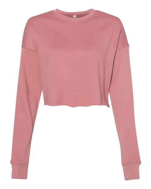 BELLA   CANVAS Women's Crop Crew Fleece 7503