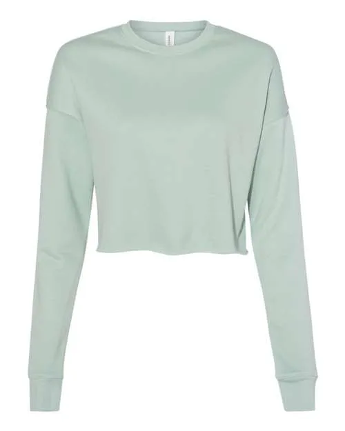 BELLA   CANVAS Women's Crop Crew Fleece 7503