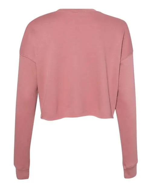 BELLA   CANVAS Women's Crop Crew Fleece 7503