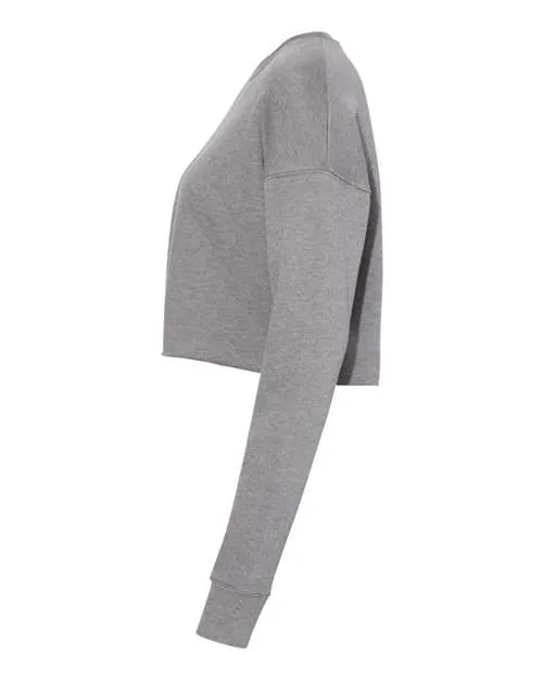 BELLA   CANVAS Women's Crop Crew Fleece 7503