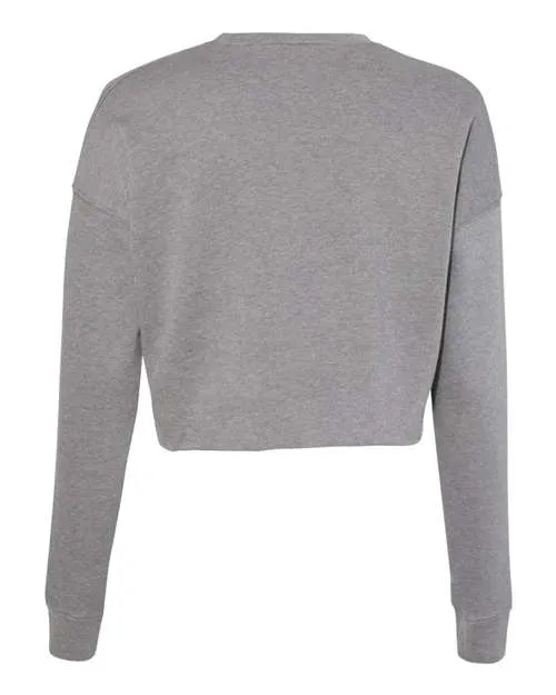 BELLA   CANVAS Women's Crop Crew Fleece 7503