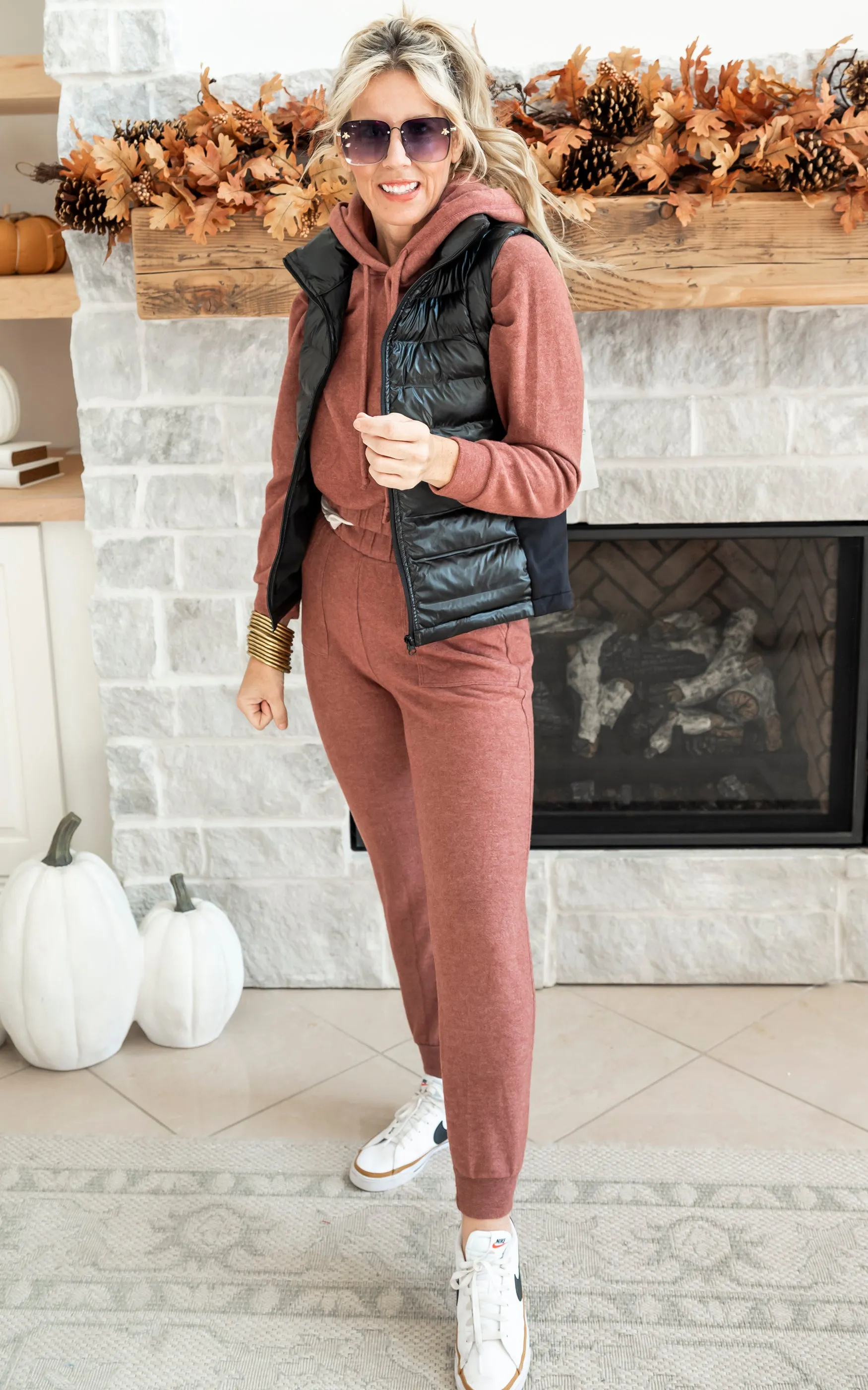 Cashmere Long Sleeve Hoodie | Rae Mode - Final Sale