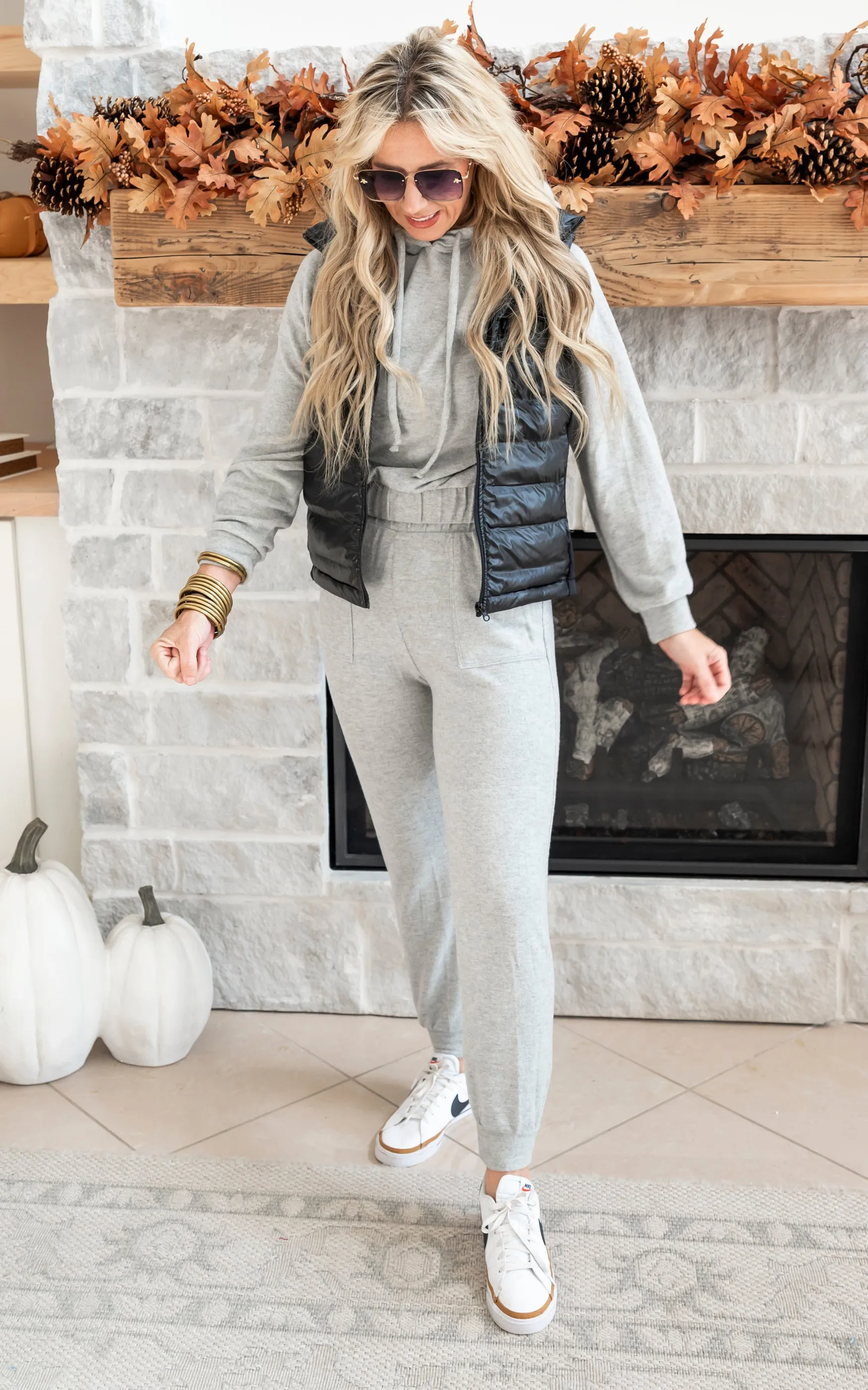 Cashmere Long Sleeve Hoodie | Rae Mode - Final Sale