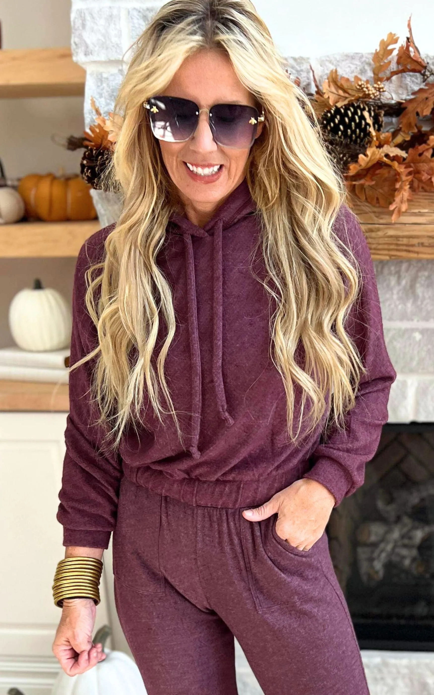 Cashmere Long Sleeve Hoodie | Rae Mode - Final Sale