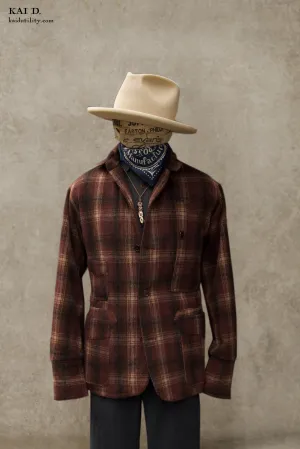 Degas Work Jacket - Wool Cashmere Plaid - L