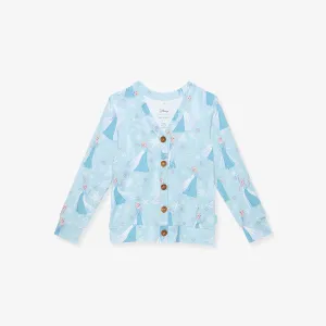 Disney Frozen Elsa French Terry Button Cardigan