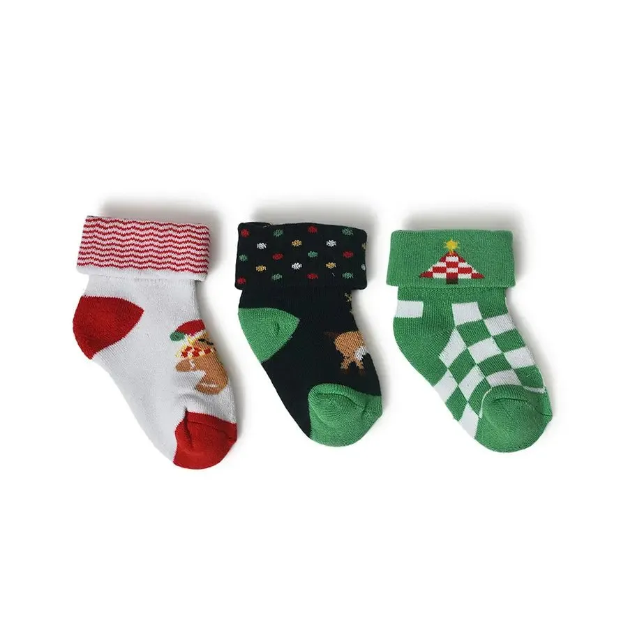 Fundays Kids Jingle Socks Set of 3