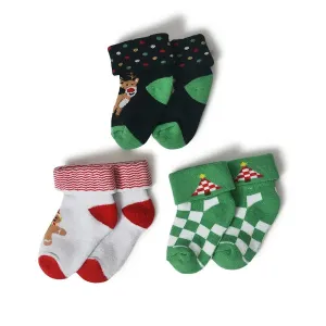 Fundays Kids Jingle Socks Set of 3