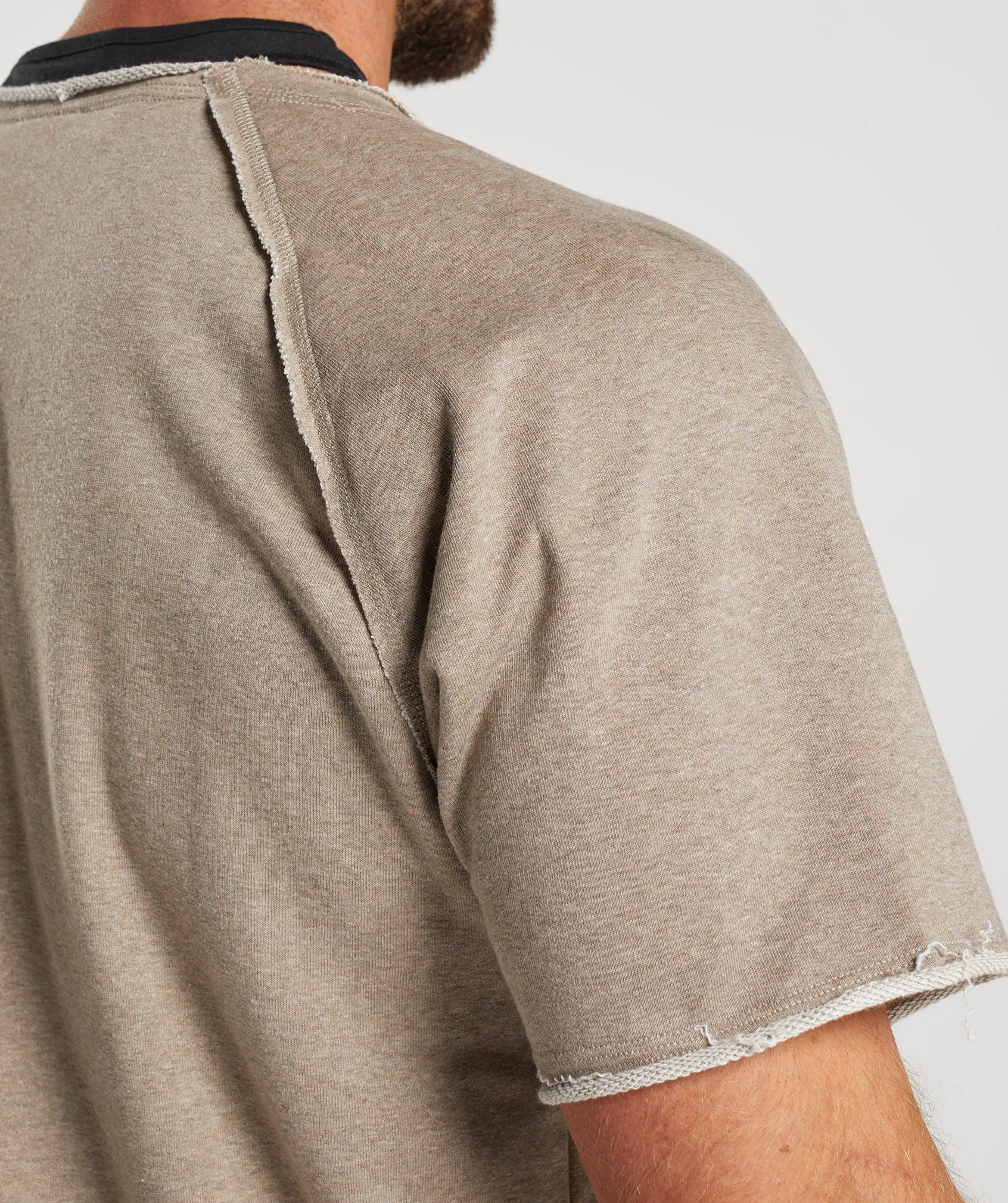 Gymshark Legacy Rag Top - Limestone Marl