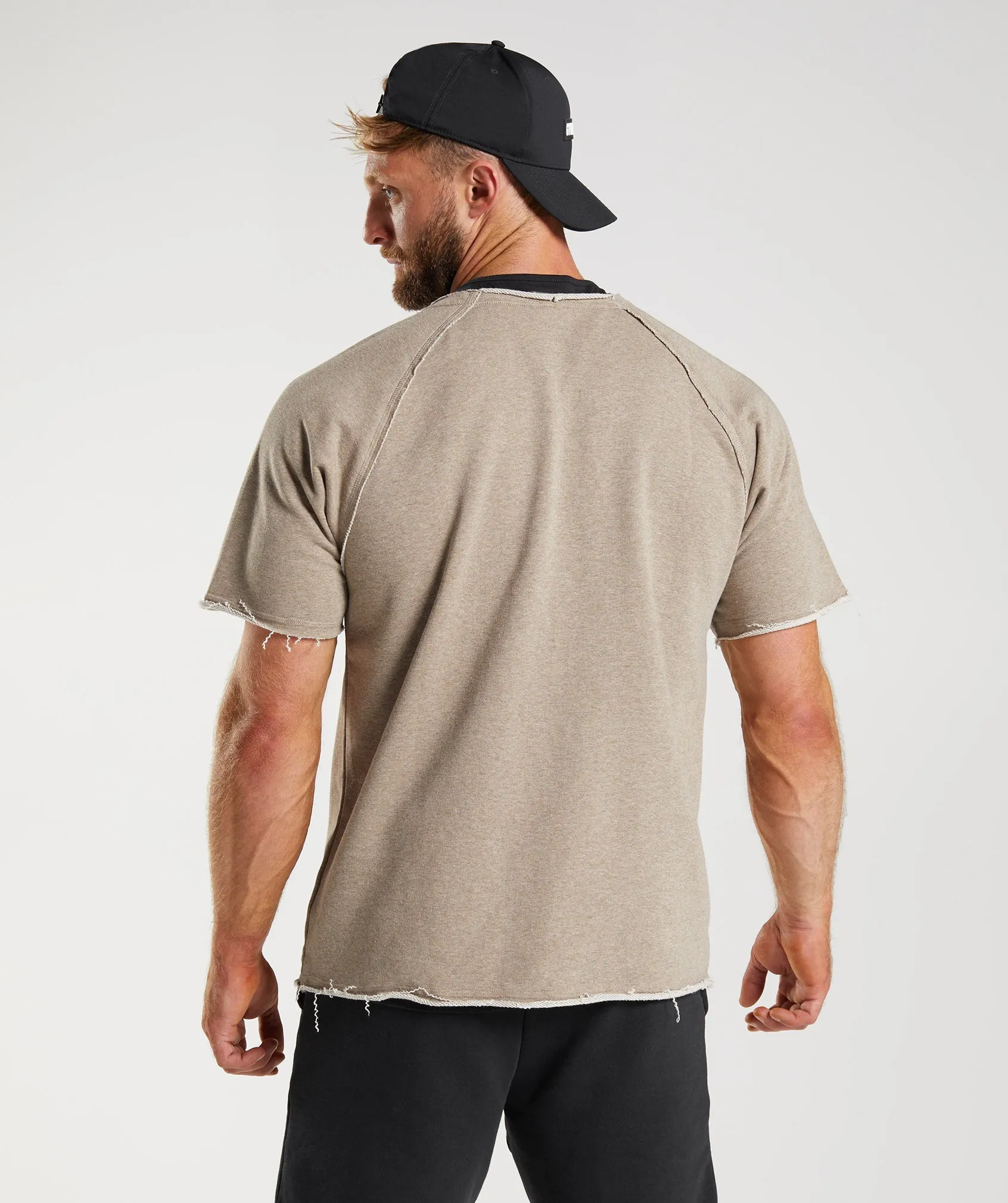 Gymshark Legacy Rag Top - Limestone Marl