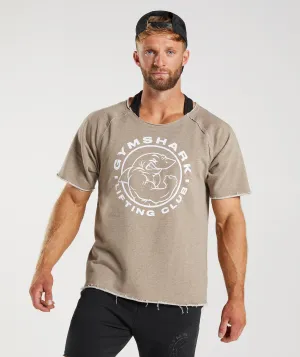 Gymshark Legacy Rag Top - Limestone Marl