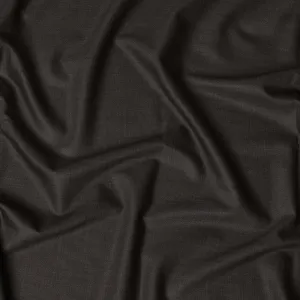 Olive Brown LOROPIANA Super 150's All Wool Suiting Fabric - 3.50 Meters, 150 cm Width, Made in Italy-D21259