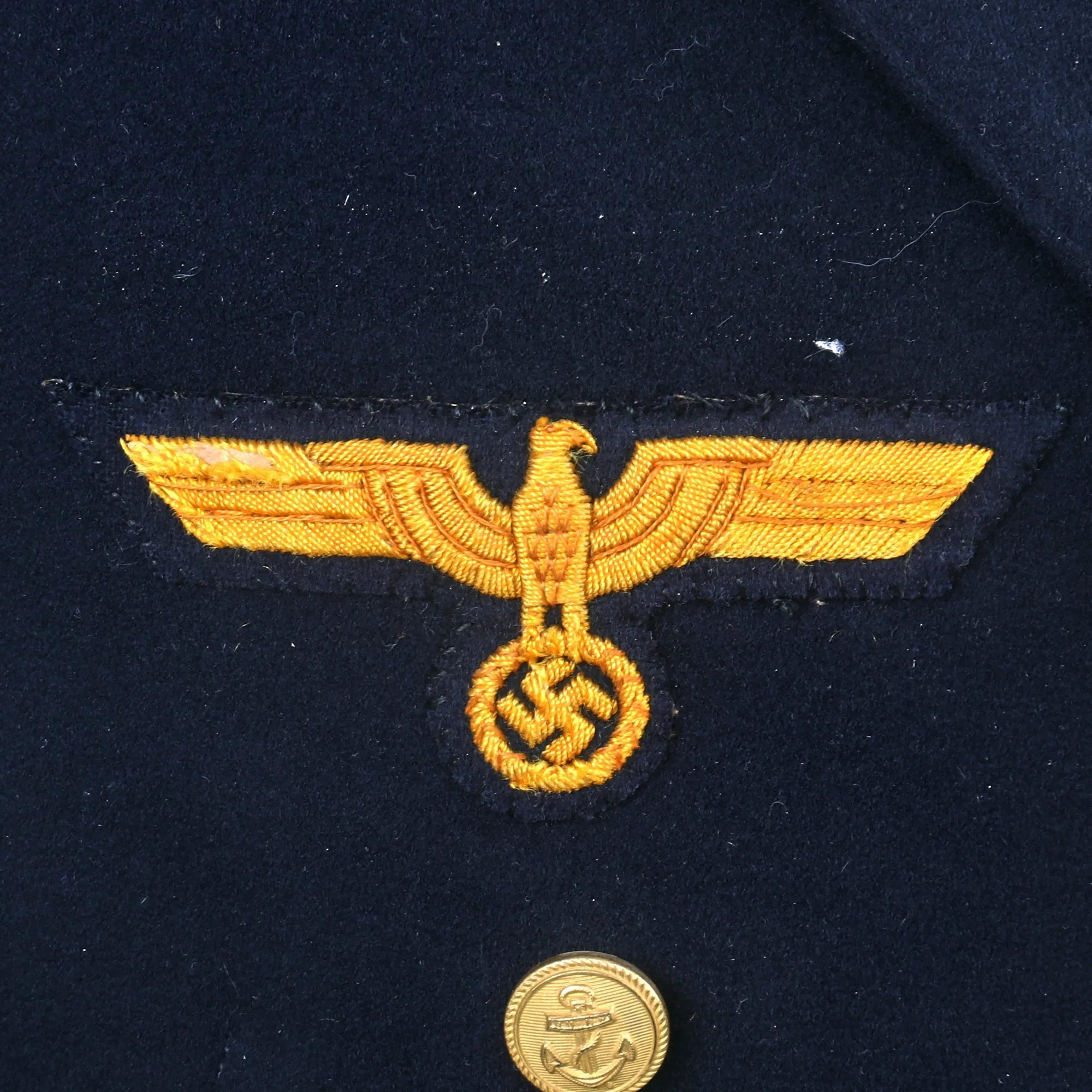 Original German WWII Kriegsmarine Signals Enlisted Man’s Evening Dress Reefer Jacket - Signalobergefreiter