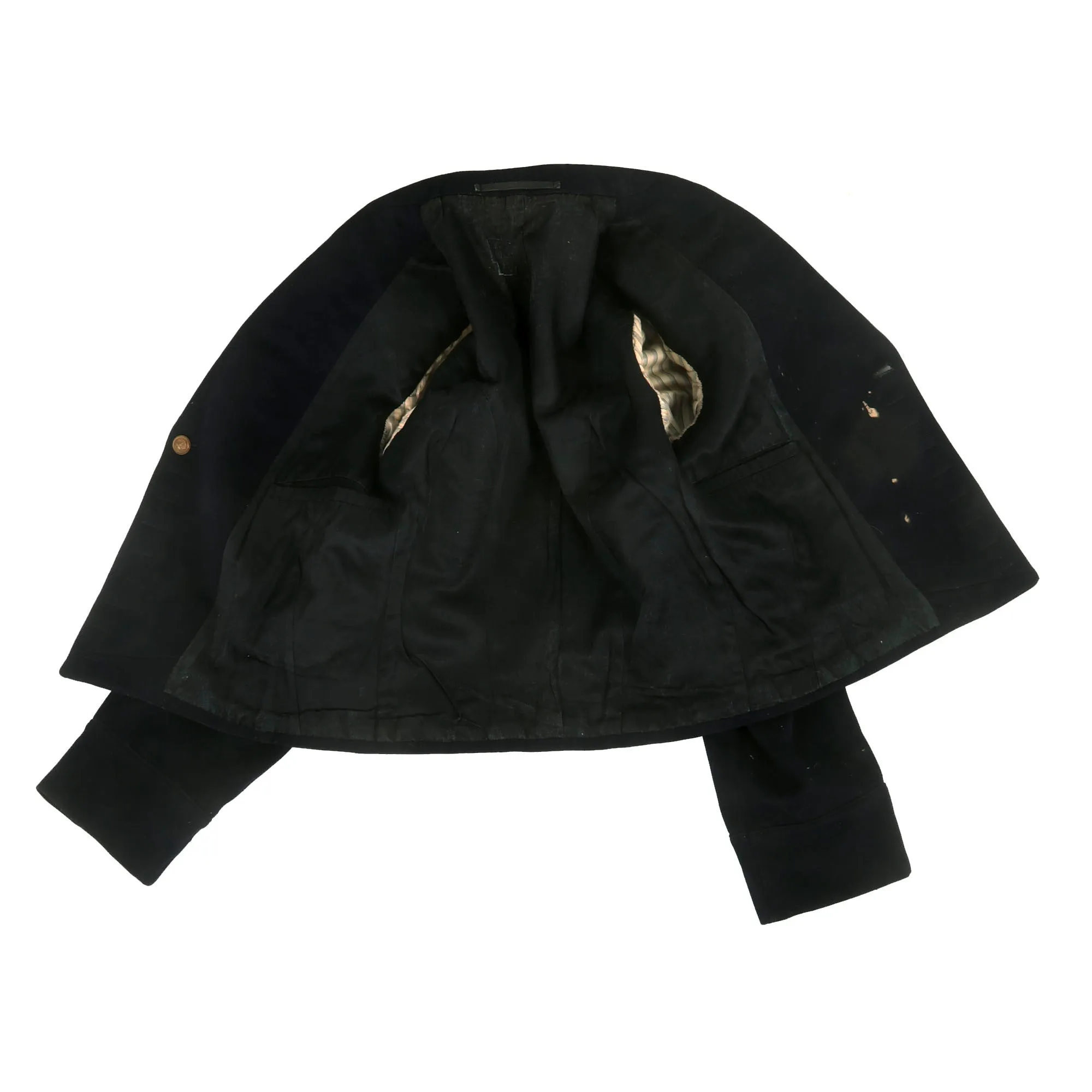 Original German WWII Kriegsmarine Signals Enlisted Man’s Evening Dress Reefer Jacket - Signalobergefreiter