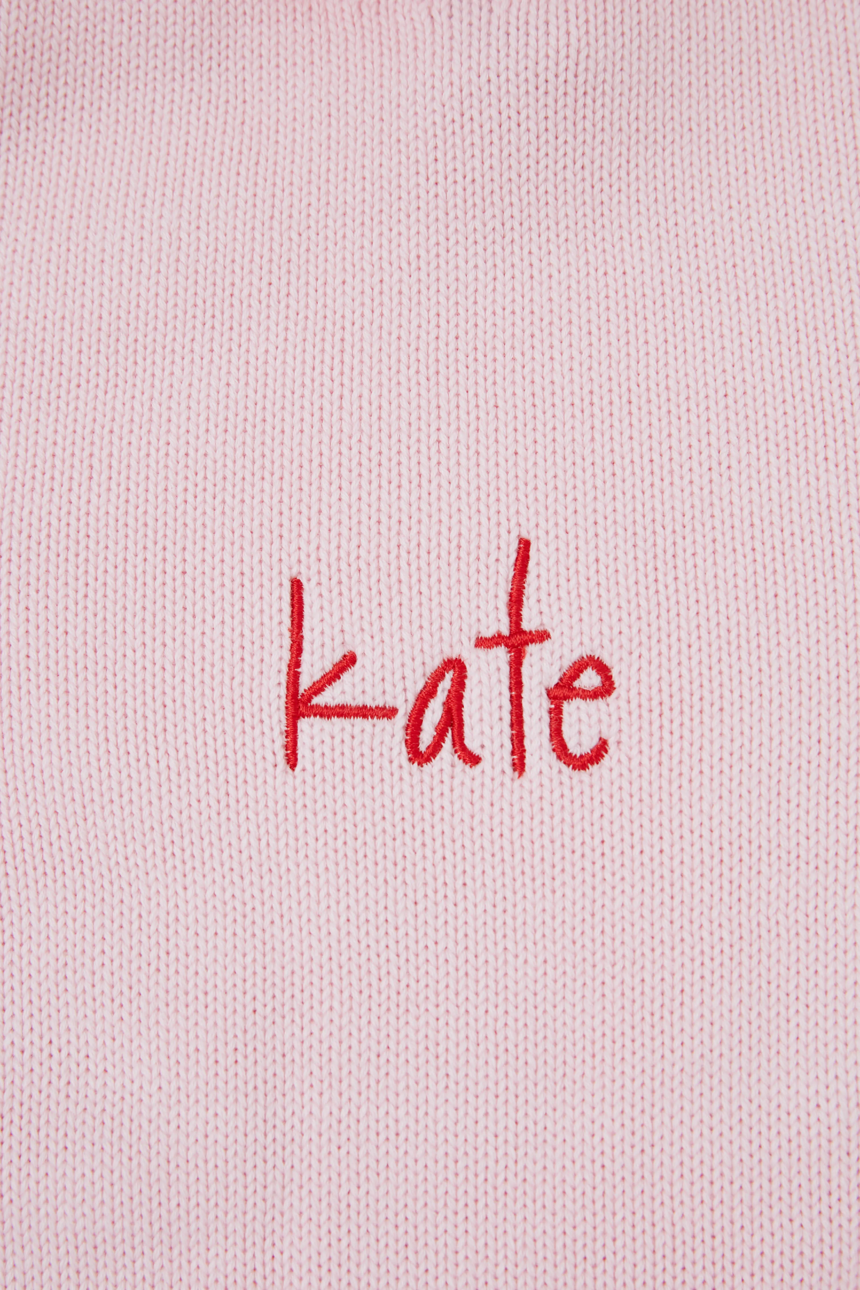 Pink Roll Neck Sweater