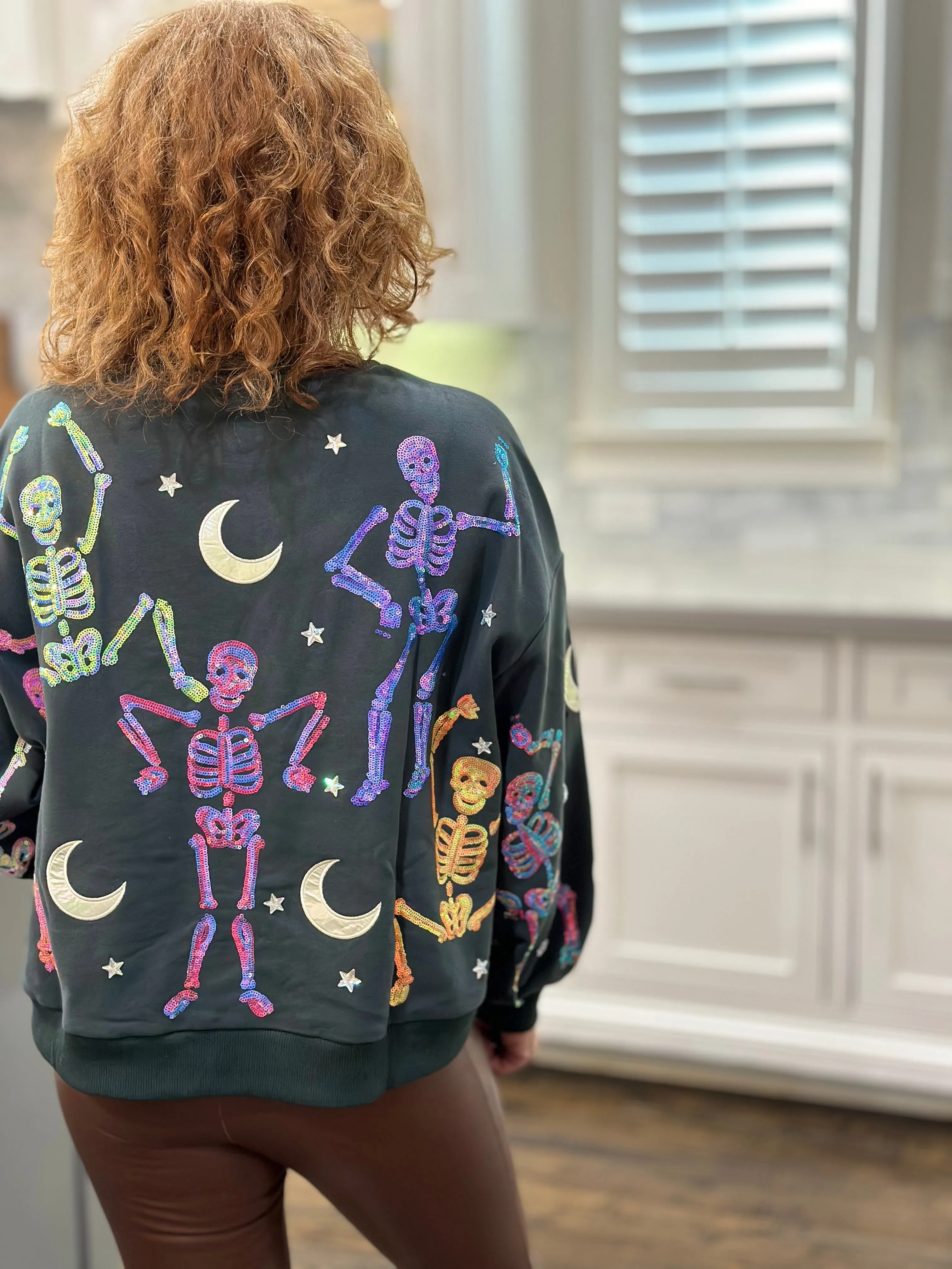 Queen of Sparkles - Dancing Skeletons Sweatshirt