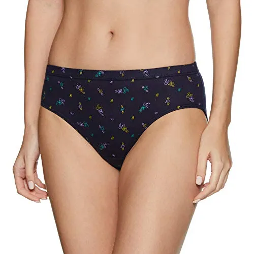Rupa Women Cotton Panty (Pack of 5) (RJNJNPAS5PXX15100_Assorted Printed_100cm_Multicolor_100Cm)
